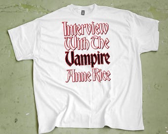 Interview With the Vampire T-Shirt – Anne Rice Gothic Horror Tee