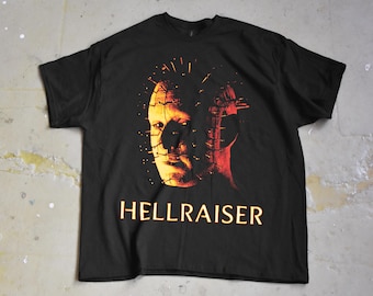 Hellraiser T-Shirt, Pinhead Horror Movie Tee, Halloween Costume