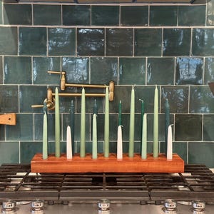 Handmade Wooden Candle Holder