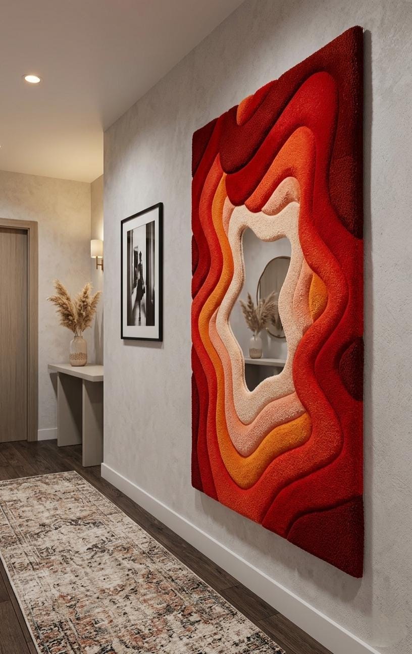 Tufted wall art - Etsy 日本