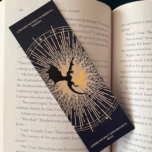Fourth Wing Rider Quote Inspired Bookmark The Empyrean Series Accessory Gifts for Book Lovers Bookmarks Booktok Romantasy Fantasy Gift