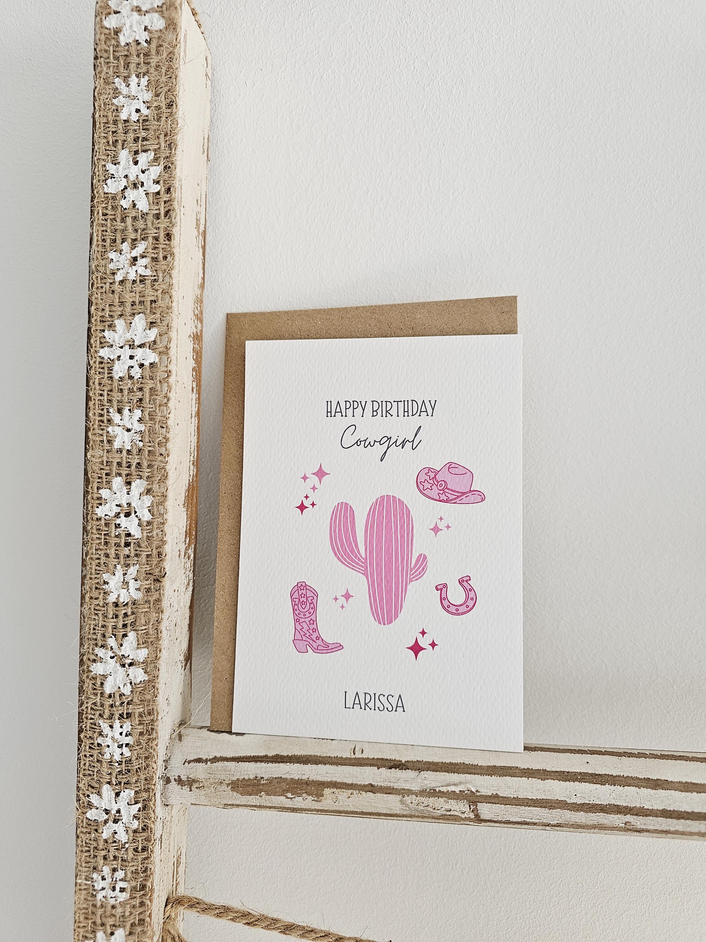 Kaktus geburtstagskarte - Etsy.de