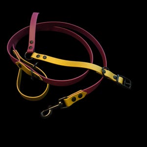 Biothane collar and leash set
