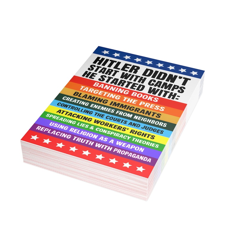 Anti-fascism Protest Postcard Bundle | History Warning Political ...