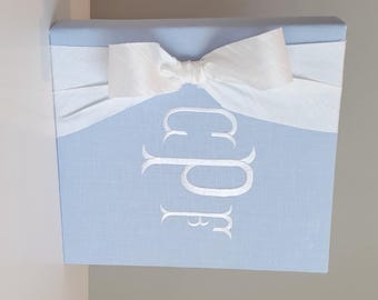 Ribbon Add On for Blue Linen Book