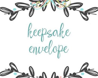 Keepsake Envelope - add on
