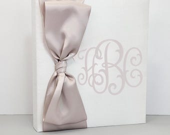 Monogrammed Wedding Book
