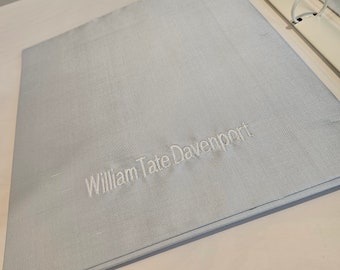 Monogrammed Name or Date on the Inside Cover - Add-On