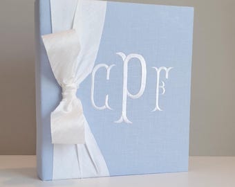 Ribbon Add On für ein Blaues Leinenbuch