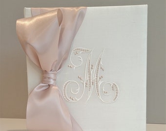 Monogrammed Wedding Book