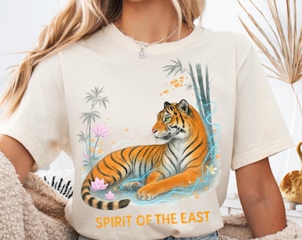Comfort Colors® Vintage Tiger Tee Retro Tiger T-Shirt 90s Animal  Lover Wild Cat Shirt