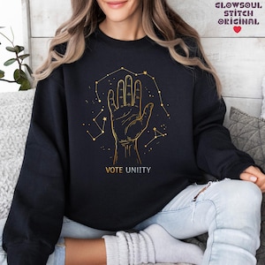 Vote Unity Sweatshirt: USA Election, Feminism Gift