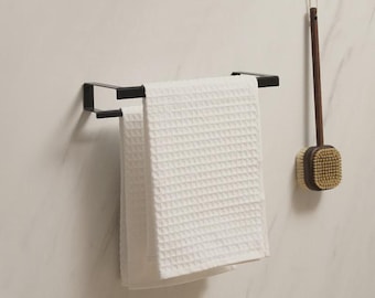 Double towel rack, bathroom towel bar, towel rack, stainless steel, metal towel rack, wall-mounted towel bar