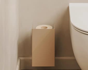 Toilet paper holder, bathroom accessories, stainless steel roll holder, roll holder on the side, Valencia