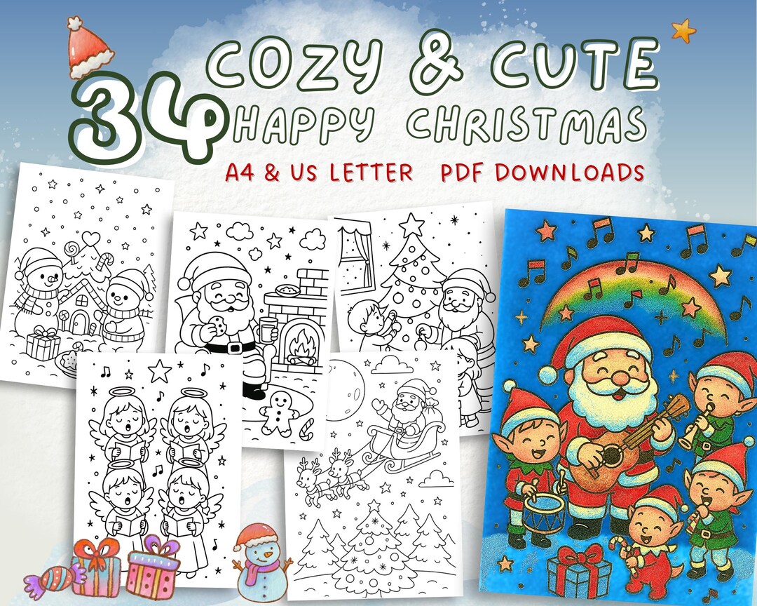 楽しむクリスマス塗り絵教室, image size:1080x864