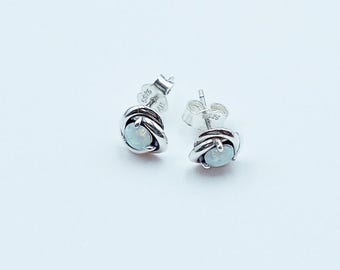 pandora june birthstone eternity circle stud earrings ale s925