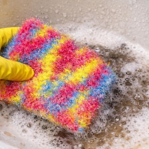 Paño de lavado 100 % poliéster “scrubby”