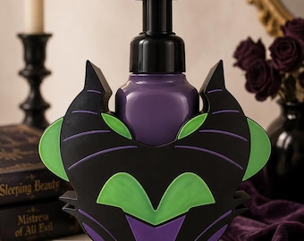 Maleficent Inspired Soap Holder | Halloween Bathroom Decor | Bath, Body and Works