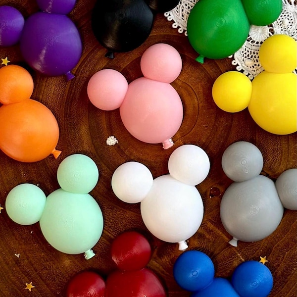 Aimant pour réfrigérateur ballon Mickey | Aimant 3D inspiré de Disney | Décoration de porte de croisière | Cadeau Mickey