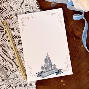 Magic Castle Desk Memo Pad | Disney Inspired Scratch Pad for Daily Notes