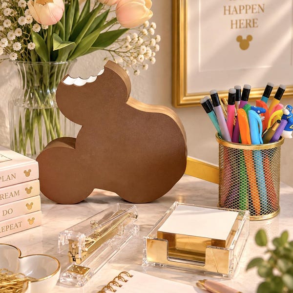 Mickey Bar Ice Cream 3D Printed Decor: Disney-Inspired Wall Art | 12" H