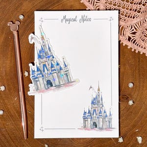 Enchanted Castle Holographic Vinyl Decal | Disney-Inspired Planner & Laptop Sticker image 3