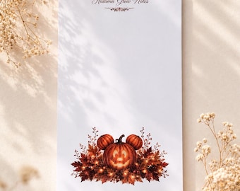 Mickey Pumpkin Notepad | Fall Disney Inspired Stationery | Autumn Glow Memo Pad | Halloween Desk Notes | Daily Weekly Planner