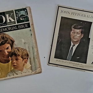 John F. Kennedy Memorabilia - Look Magazine and JFK Album - 1960&#39;s