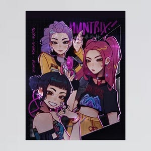 Kpop Demon Hunters - Huntrix Poster