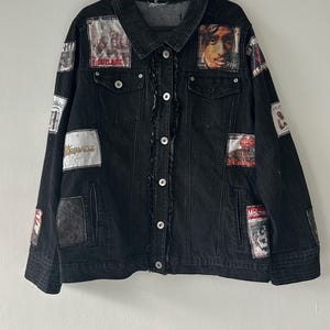Vintage Damen Jeansjacke 2PAC