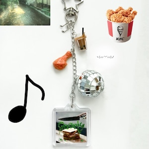 Handmade Katseye Gnarly Inspired Photo Keychain Charm K-pop Merch Gift Cute