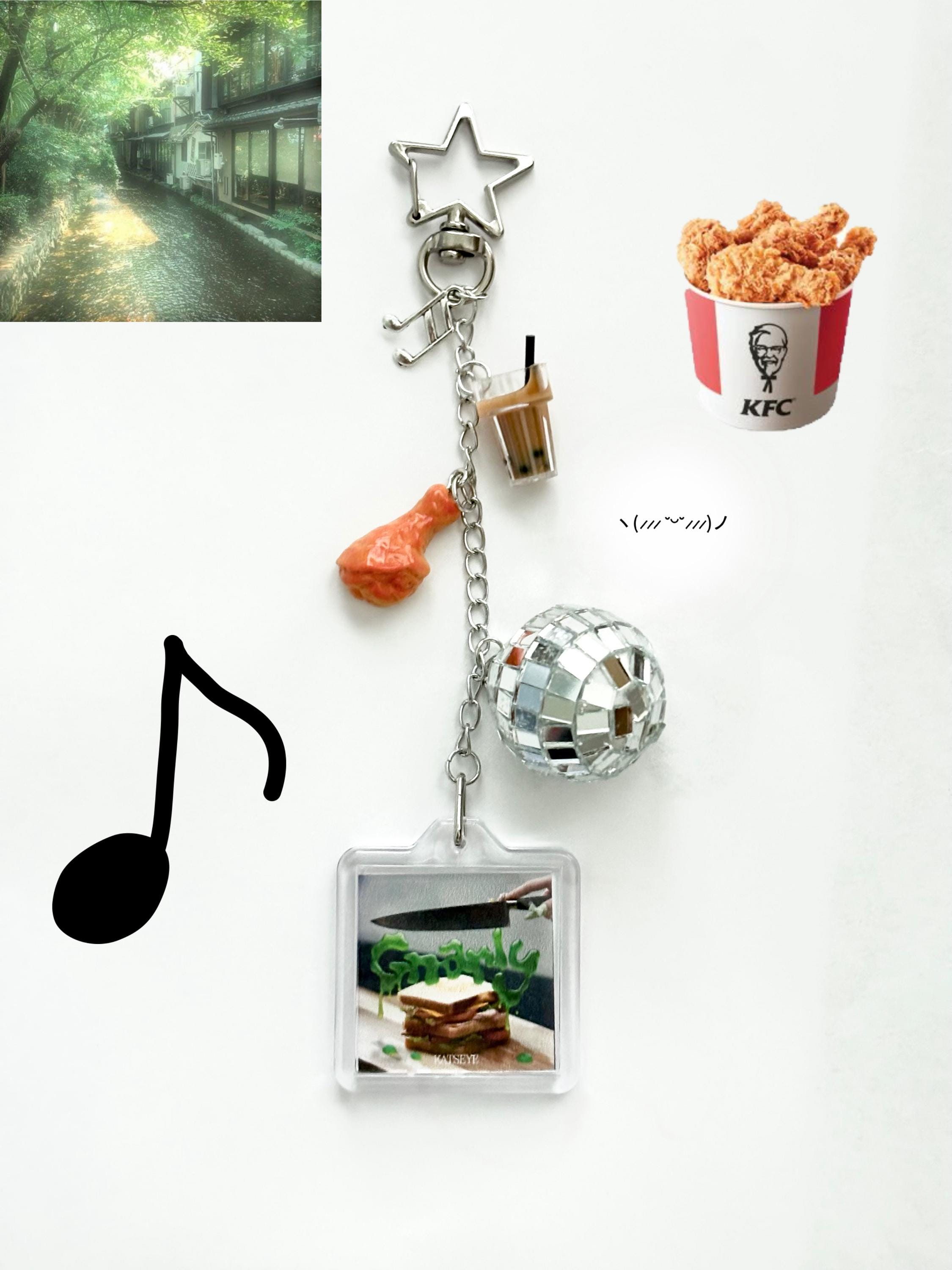Handmade Katseye Gnarly Inspired Photo Keychain Charm K-pop Merch