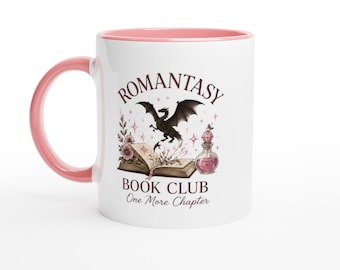 White 11oz Ceramic Mug with Color Inside