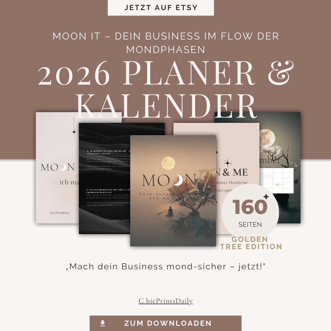 Moonit Flow Moon It – Your Business in the Flow of the Moon's Phases | 2026 Planner ...