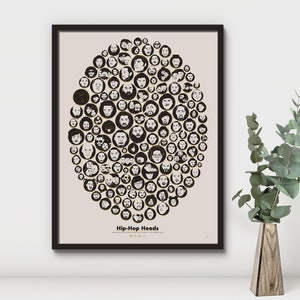 Largest Vocabulary in Hip Hop Print | Poster for Home | Gift for Rap Fans