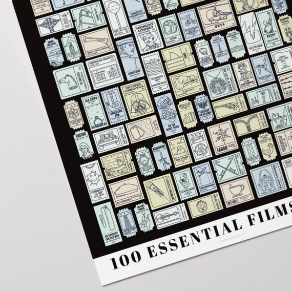 100 Essential Novels Scratch Off Chart Uk