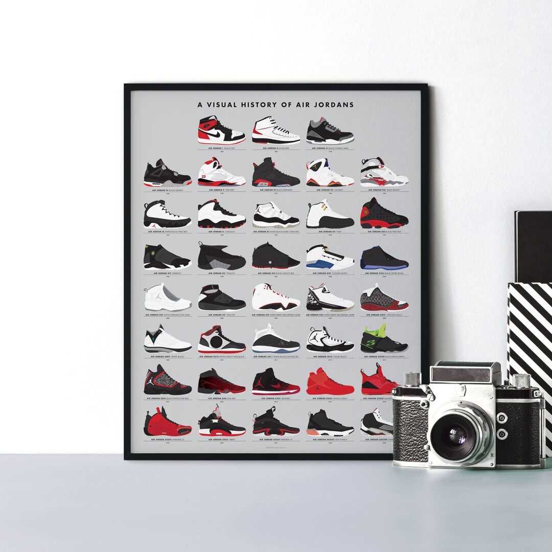 air jordans history pictures