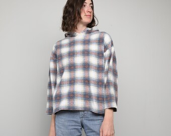 Flannel Hoodie - Etsy