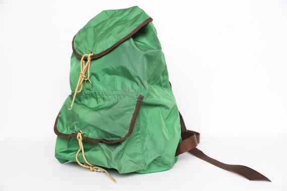 vintage KELLY green jansport style 60s 1970s BACKP