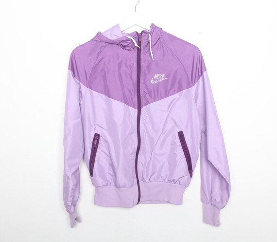 purple nike windbreaker womens