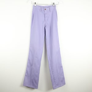 vintage 60s BELL BOTTOM faded PERFECT lavender mid-century small women&#39;s pants - Size 5 listed