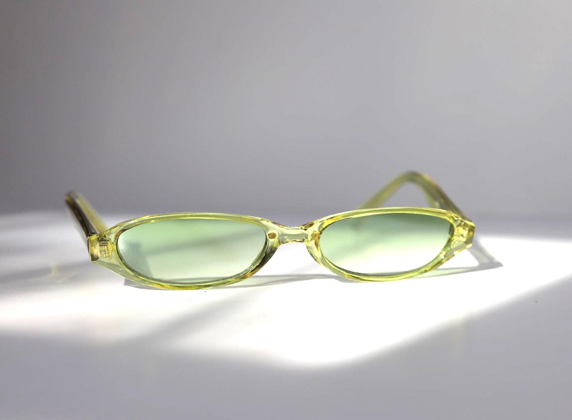 Y2k Green Sunglasses - Etsy