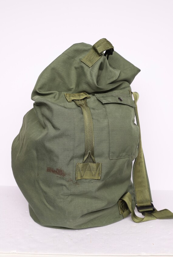 vintage ARMY huge BACKPACK giant tote 