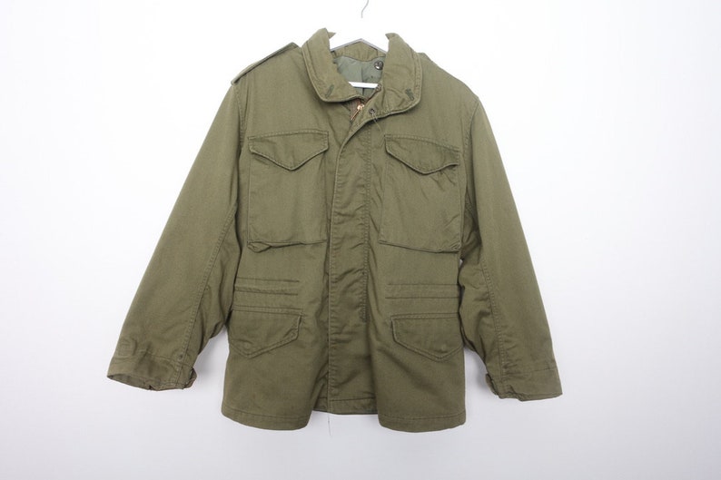 60s FATIGUE Military Issue OLIVE Green Army Jacket Coat Size - Etsy