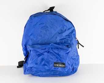 Vintage UNITED COLORS of BENETTON Backpack Multicolor Rare