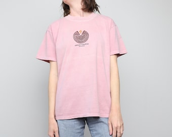 vintage 90s y2k oversize Arizona vintage GRAND CANYON pink T-SHIRT grunge nature print -- size medium