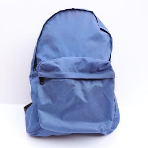 バッグ JANSPOST 80s 90s MADE IN USA Vintage 1980s 90s BLUE Jansport Style Nylon Vintage Daypack