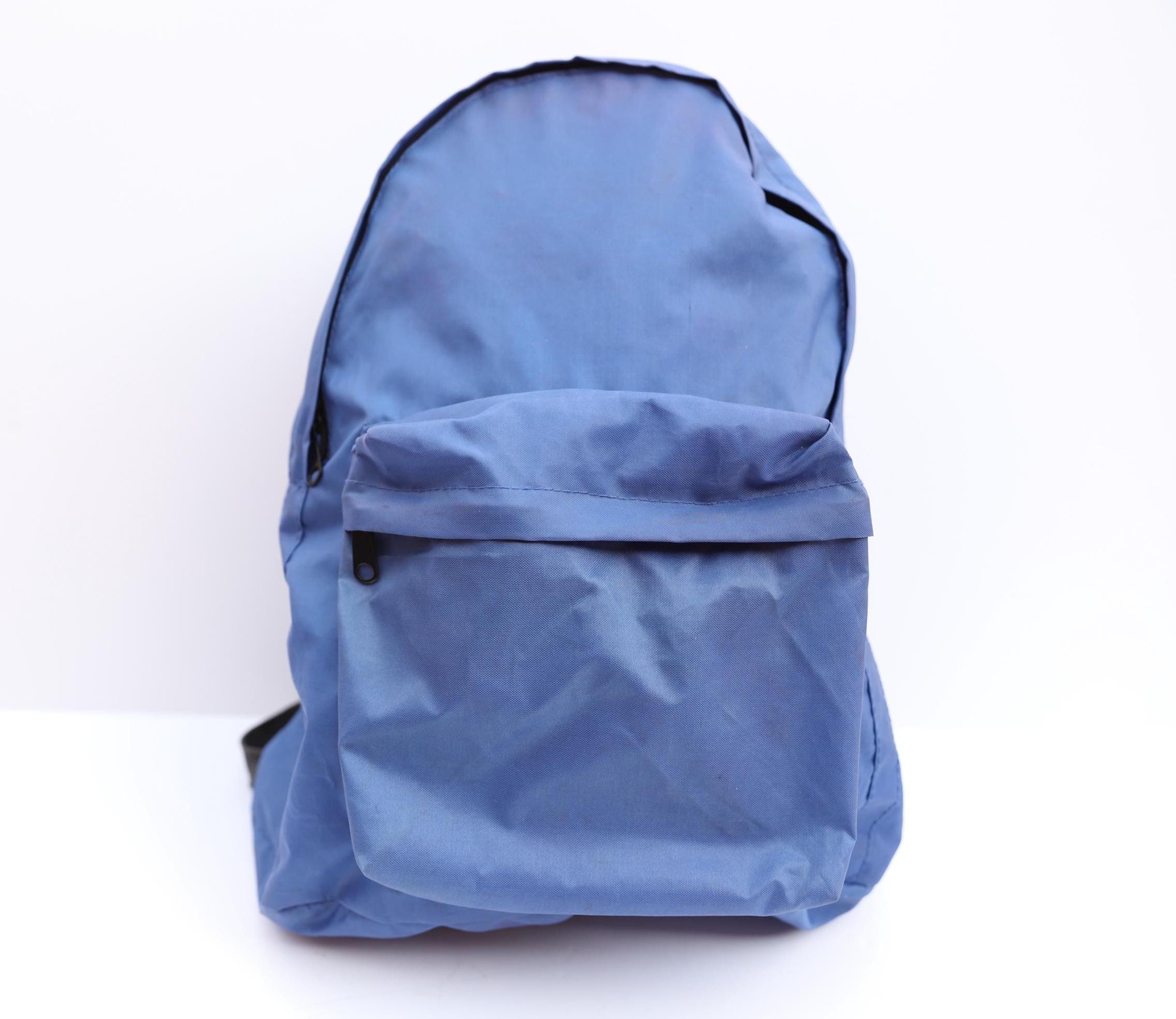 Vintage 1980s 90s BLUE Jansport Style Nylon Vintage Daypack