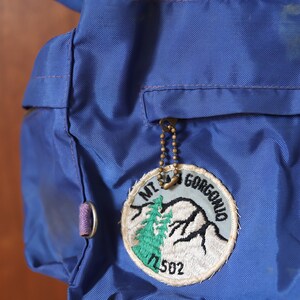 vintage 50s 60s blue AMERICAN vintage Grand Canyon BACKPACK cotton mountaineering daypack CLASSIC lightweight hiking mid century backpack image 6