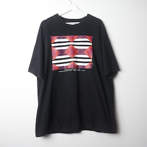 vintage NEW MEXICO museum of New Mexico Navajo blank ADOBE black and reds 1990s cotton vintage t-shirt -- size 2xl